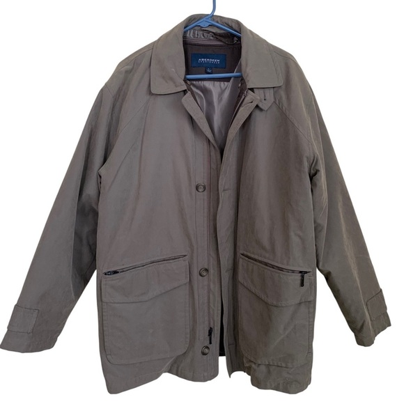 Aberdeen Sportswear Army Green Coat Parka Removable Lining Mens Winter Jacket - Picture 1 of 9
